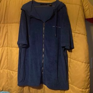 Men’s Sean John beach cover up zippered hoodie